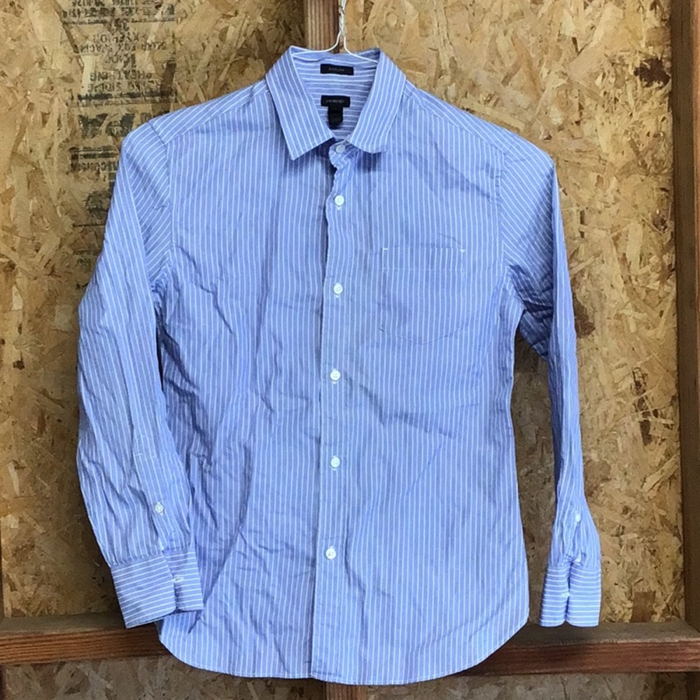 Crewcuts Boys Blue Striped Shirt